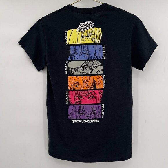Broken Promises Choose Your Fighter Unisex Short Sleeve Black T-Shirt S - Picture 3 of 7